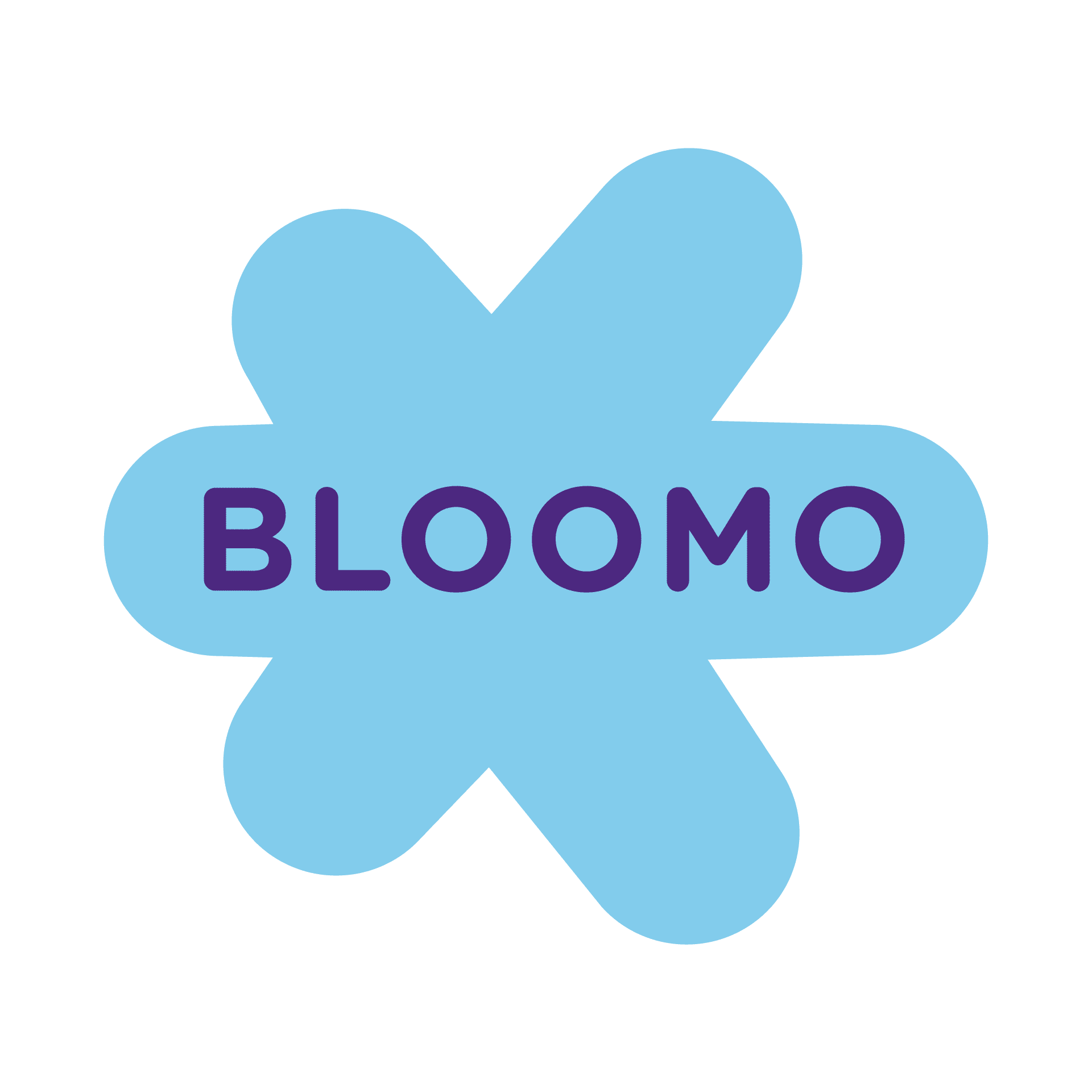 bloomo logo modre